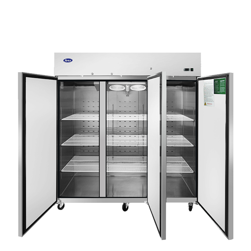 Atosa MBF8003GR Triple Door Top Mount Reach-In Freezer