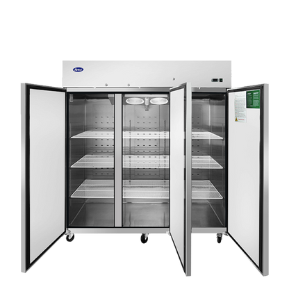 Atosa MBF8003GR Triple Door Top Mount Reach-In Freezer