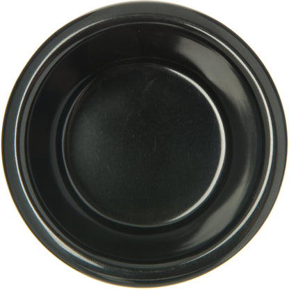 Carlisle S29203 2 oz Black Melamine Fluted Ramekin