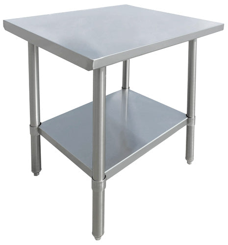 Omcan 19135 24" x 24" All Stainless Steel Worktable