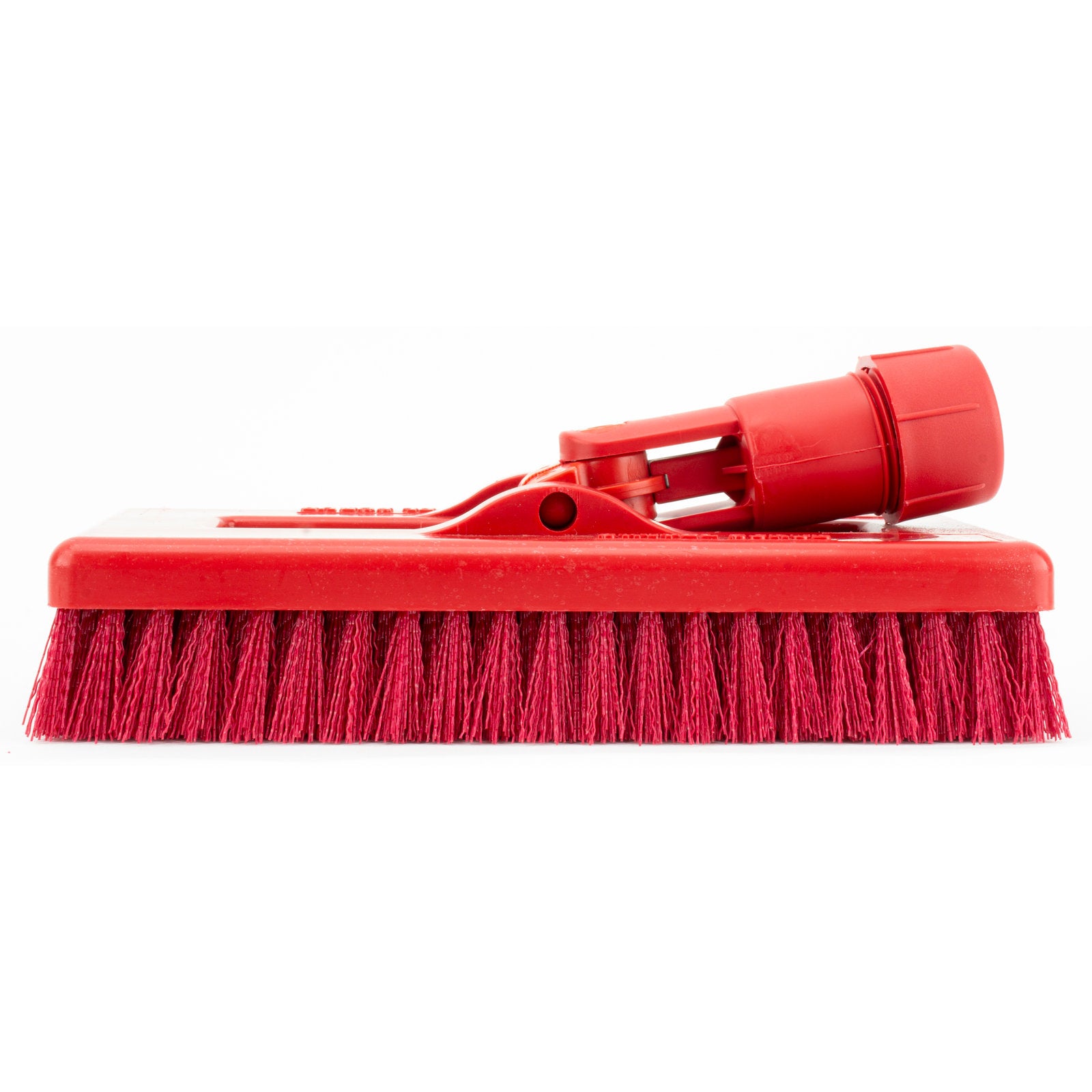 Carlisle 3638831EC05 8" Red Color Code Swivel Scrub Brush