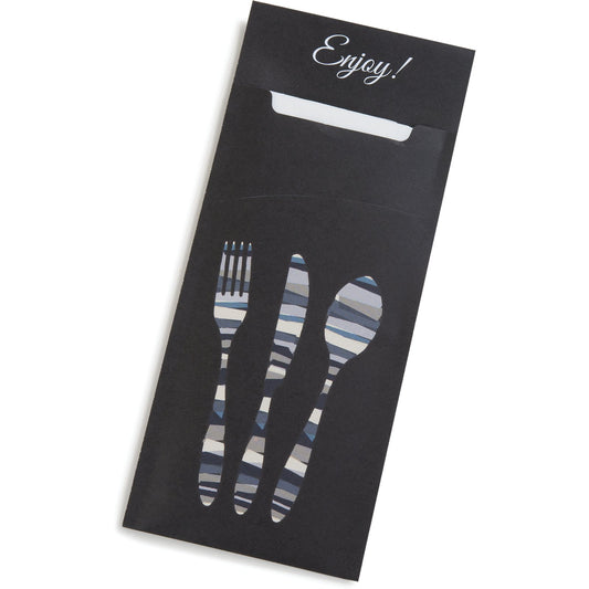 Dinex DXCTCADS1003 13" x 13" Black Cutlery Caddy