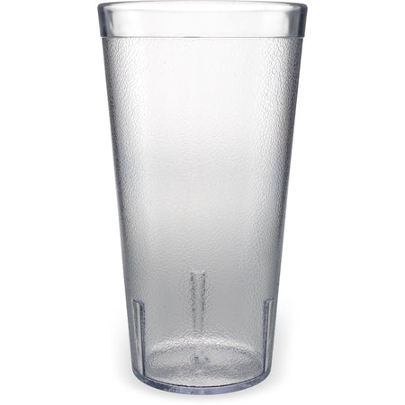 Carlisle 522007 20 oz Clear SAN Stackable Plastic Tumbler