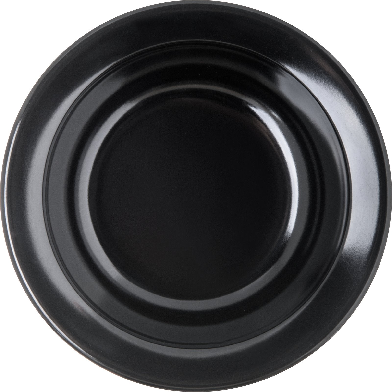 Carlisle 4353203 3.5 oz Black Dallas Ware Melamine Fruit Bowl