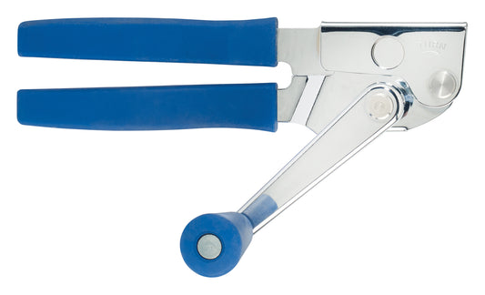 Winco CO-902 Chrome-Plated Twist & Out Can Opener, Soft Grip Handle