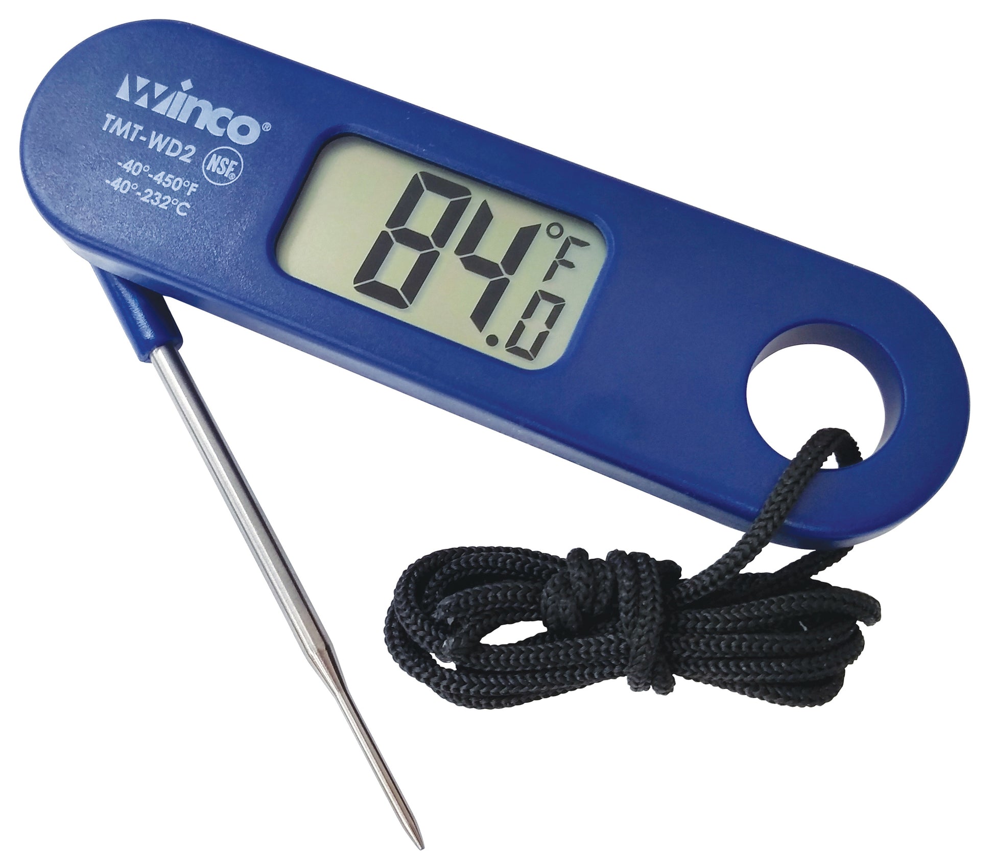 Winco TMT-WD2 Folding Probe Digital Thermometer