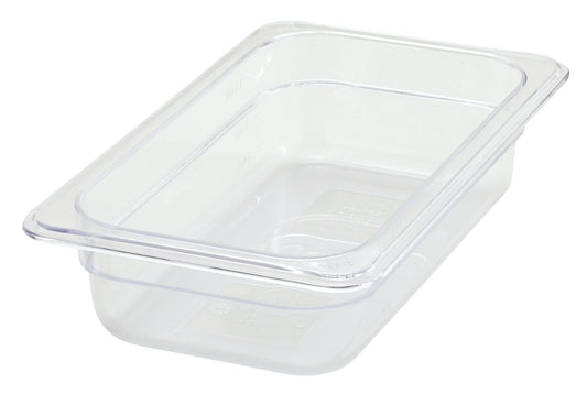 Winco SP7402 1/4 Size Polycarbonate Food Pan