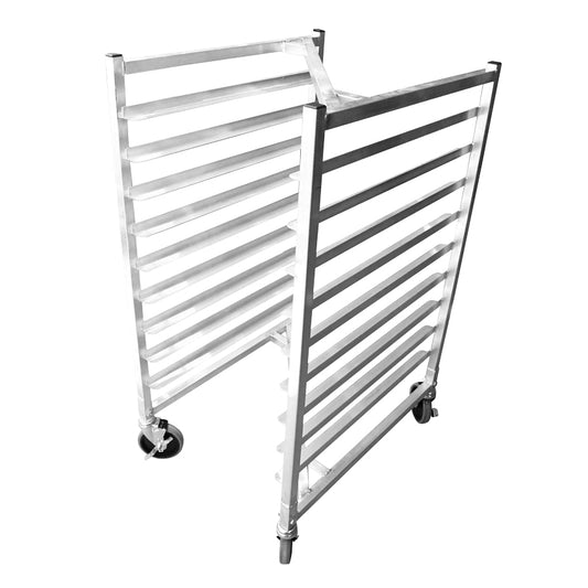 Omcan 44317 9 Slides Aluminum Nesting Sheet Pan Rack with 3" spacing