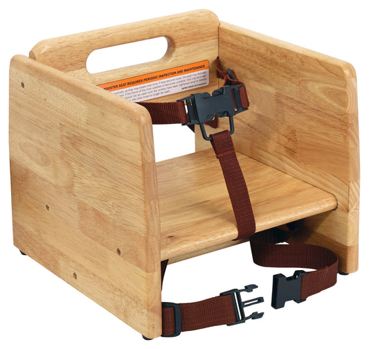 Winco CHB-701 Natural Wooden Booster Seat