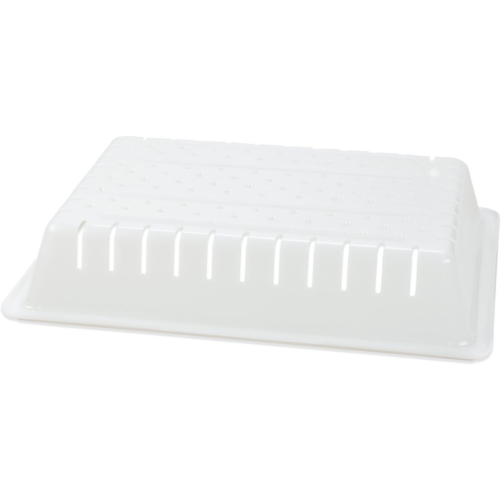 Carlisle 1064802 26" x 18" White Polyethylene StorPlus Food Storage Container