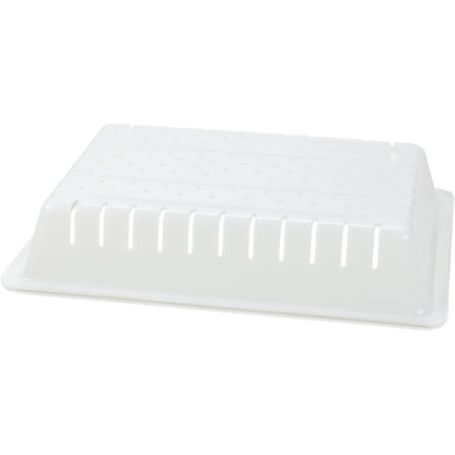 Carlisle 1064802 26" x 18" White Polyethylene StorPlus Food Storage Container