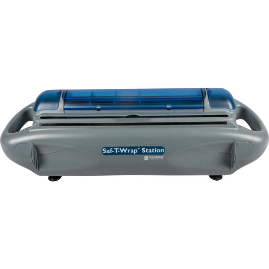 San Jamar SW1218 Gray Saf-T-Wrap Station with Slide Cutter