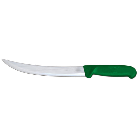 Omcan 12319 8-inch Breaking Knife with Green Polypropylene Handle