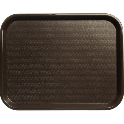 Carlisle CT141869 14" x 18" Chocolate Cafe Fast Food Cafeteria Tray