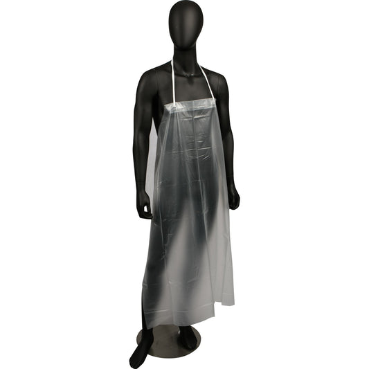 Carlisle 614DVA 12 Mil Clear Vinyl Dishwashing Apron