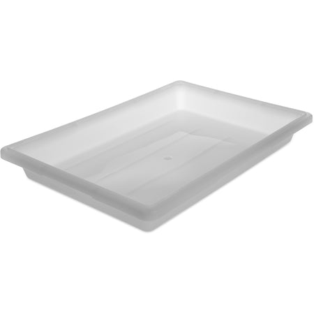 Carlisle 1064002 5 gal 26" x 18" x 3.5" White Polyethylene StorPlus Food Storage Container