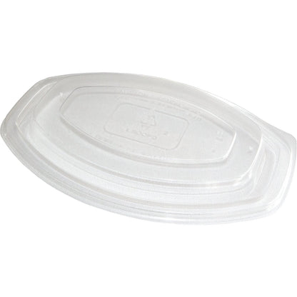 Proex DXL900PDCLR Clear Dome Lid for Microwaveable Oval Casserole Container (250/cs)