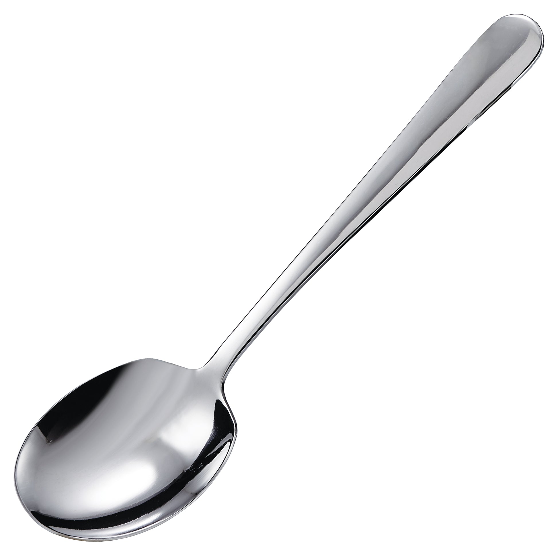 Winco SRS-2 Round Edge Stainless Steel Serving Spoons