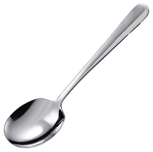 Winco SRS-2 Round Edge Stainless Steel Serving Spoons