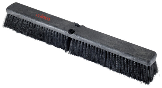 Winco BRFF-24K Black Bristles Fine/Medium Sweep Floor Sweep Head (Only)