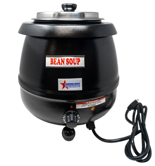 Omcan 19073 10.6 Qt Soup Kettle with Metal Lid