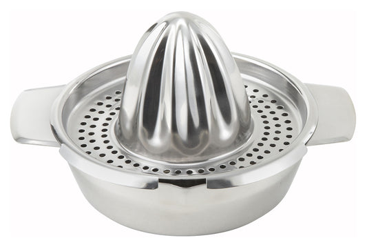 Winco JC-4 5" Stainless Steel Citrus Juicer Set