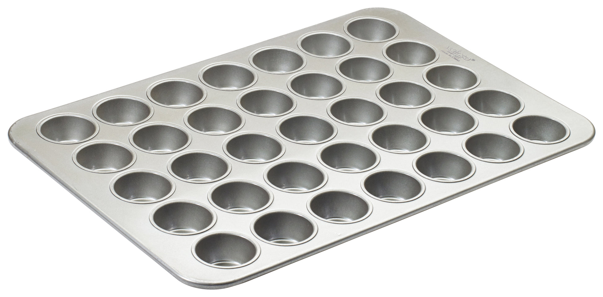 Winco HMF-35T 3.8 oz. ea 35-Compartment Aluminum Steel Cupcake Pan
