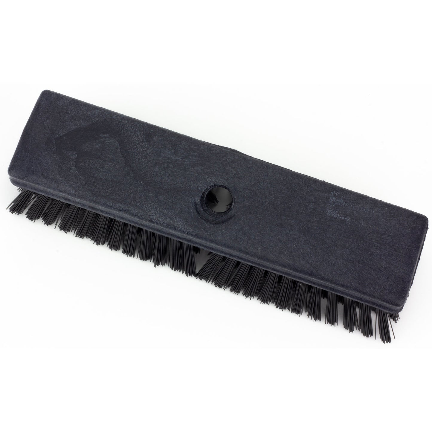 Carlisle 41722EC03 10" Black Sparta Color Coded Deck Scrub Brush