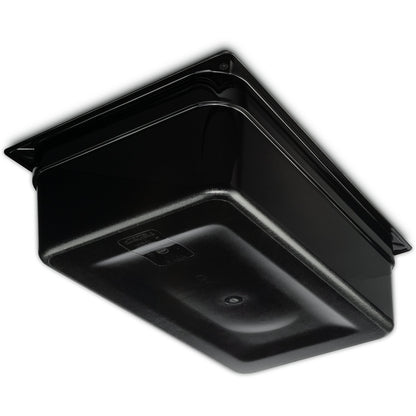 Carlisle 10202B03 Full-Size Black Polycarbonate StorPlus Food Pan, 6" Deep