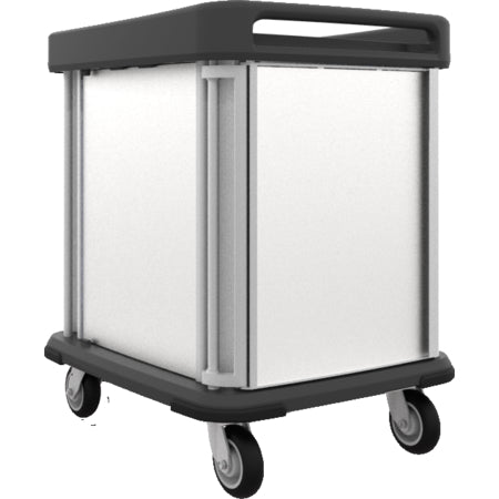 Dinex DXSU2T1DPT10 10 Trays (2 Trays per slide) Single Door Stainless Steel Dinex TQ Supreme Cart - Pass Through