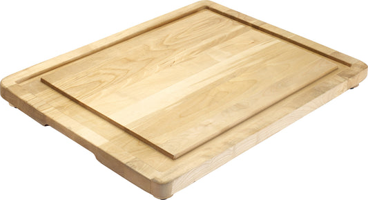 Winco WCB-2016 20"x16"x1" Wooden Legs w/Non-skid Bottom Carving Board w/ Integrated Channel