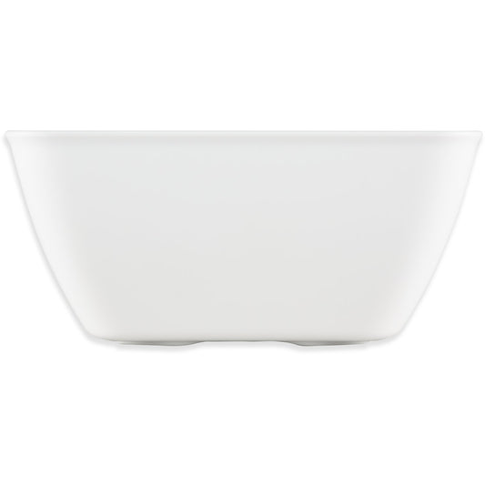 Dinex DXSB902 9 oz White Square SAN Bowl (48/cs)