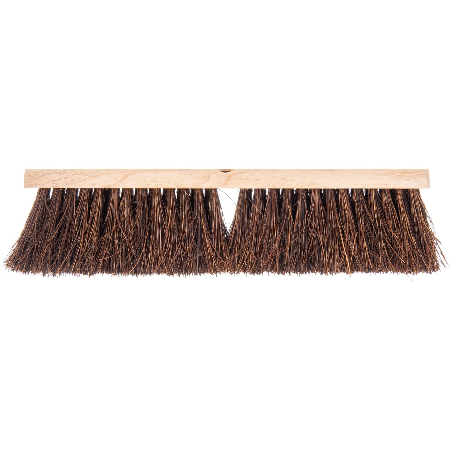 Carlisle 3621911800 18" Flo-Pac Hardwood Block Heavy Floor Garage Sweep Head with Palmyra Bristle