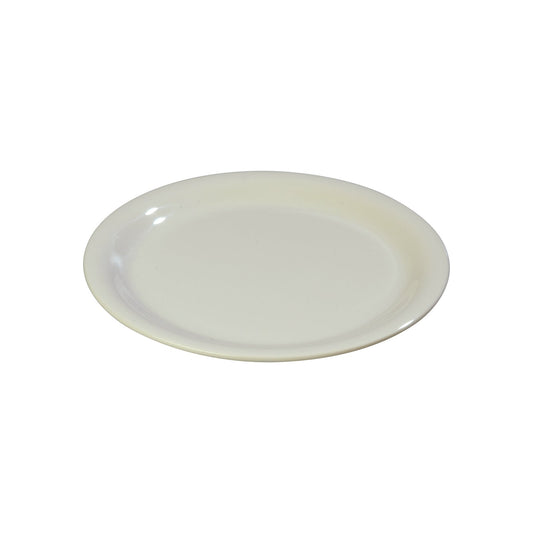 Carlisle 3300842 6.5" Bone Sierrus Melamine Narrow Rim Pie Plate
