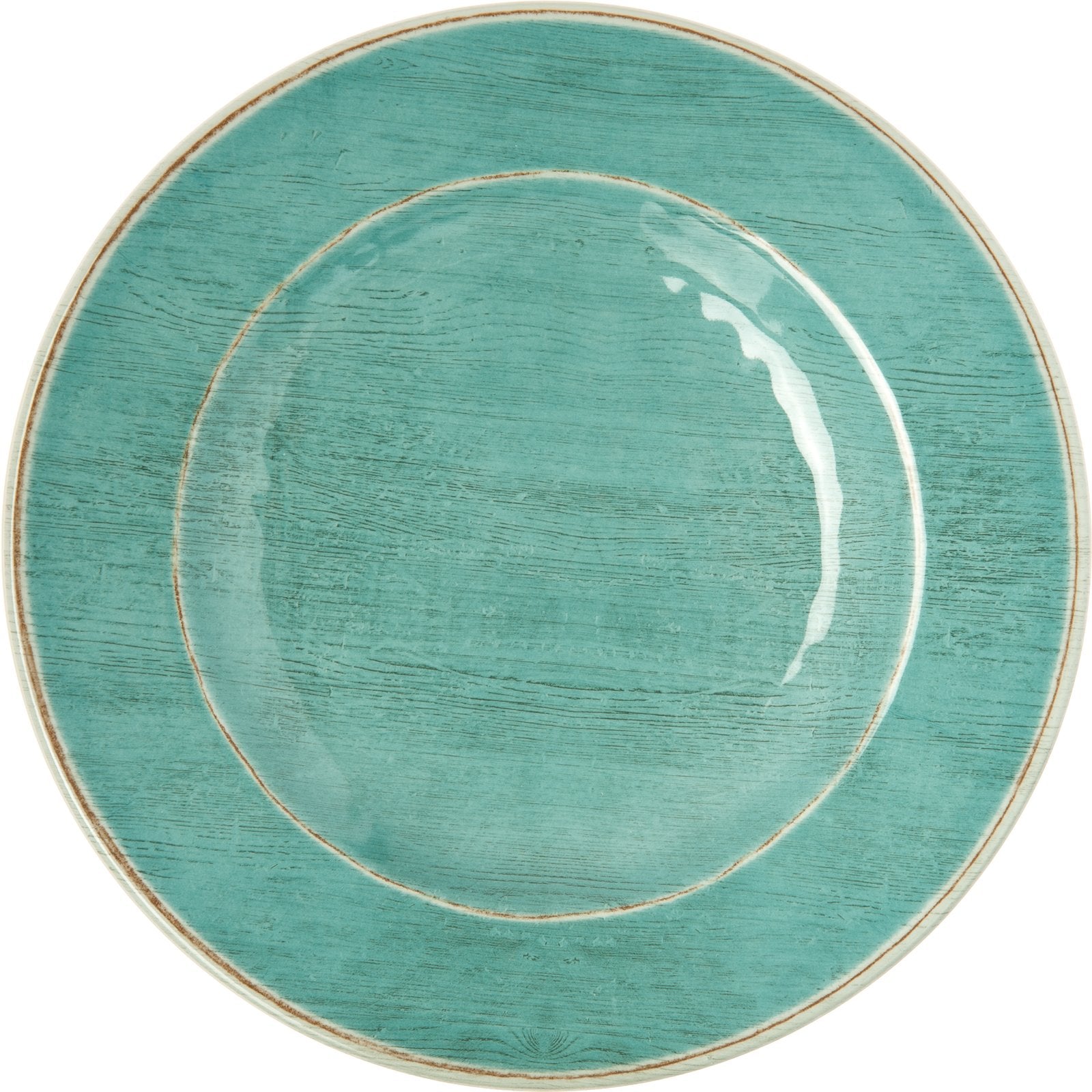 Carlisle 6400215 9" Aqua Grove Melamine Salad Plate