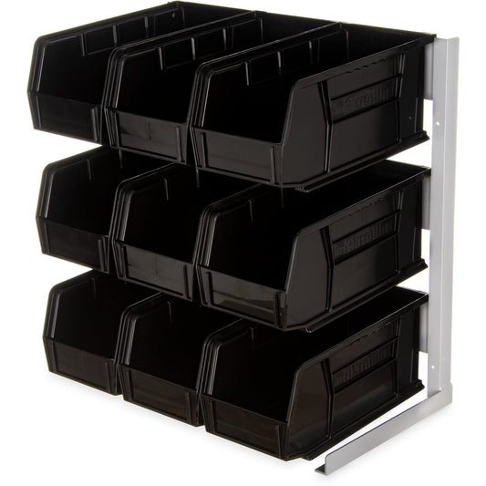 Carlisle 381109LG 18"x 12"x 19" Black Packet Rack