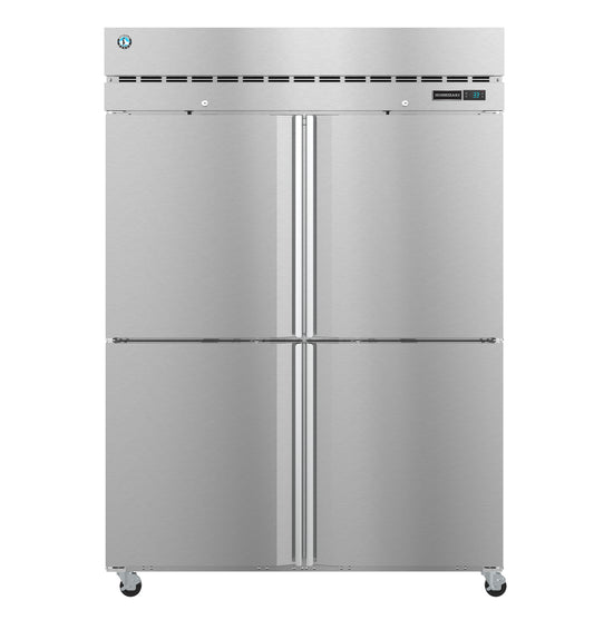Hoshizaki F2A-HS Two Section Half Stainless Steel Doors with Lock Upright Freezer