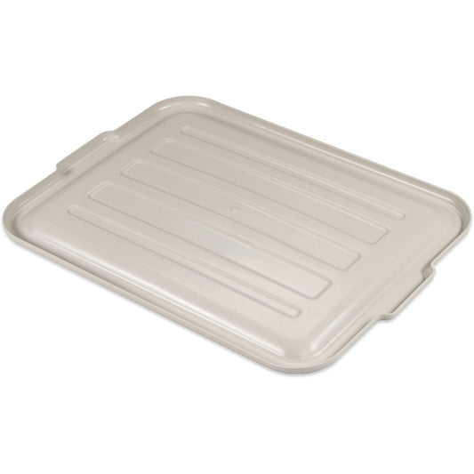 Carlisle 4401223 20" x 15" x 0.75" Gray Comfort Curve Universal Bus Box Lid
