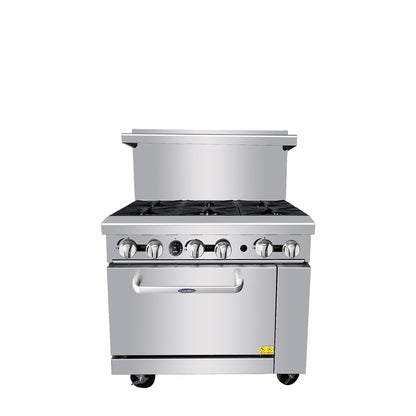 Atosa AGR-6B-NG 36" Natural Gas Six Burner Gas Range