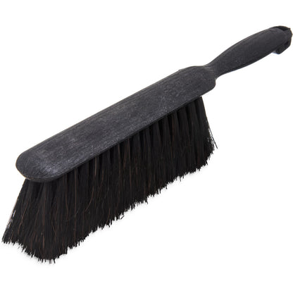 Carlisle 3622503 8" Black Counter Brush With Horsehair Bristles