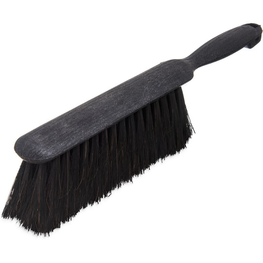 Carlisle 3622503 8" Black Counter Brush With Horsehair Bristles