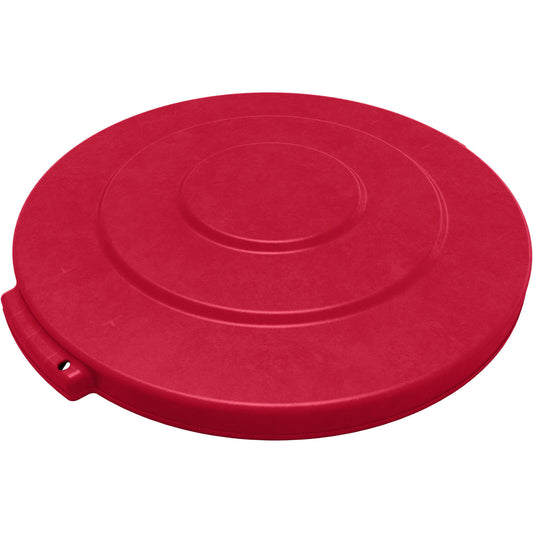 Sparta 84101105 10 Gallon Red Round Polyethylene Bronco Waste Bin Trash Container Lid