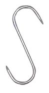 Omcan 17766 1/2 x 1/4" Stainless Steel "S" Hook