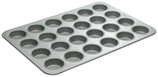 Winco HMF-24F 5.6 oz. ea 24-Compartment Aluminum Steel Texas Muffin Pan