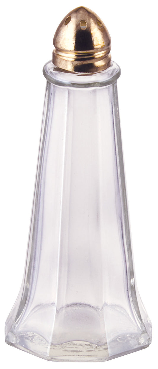 Winco G-111 1 oz. Brass Top Tower Shaker