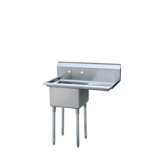 Atosa MRSA-1-R 18" One Compartment Sink with Right Drain Board