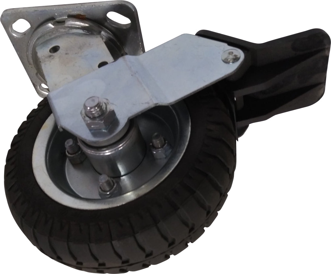 Carlisle DXPL500112815 6" Shock ABS Casters - 2 Rigid/2 Swivel