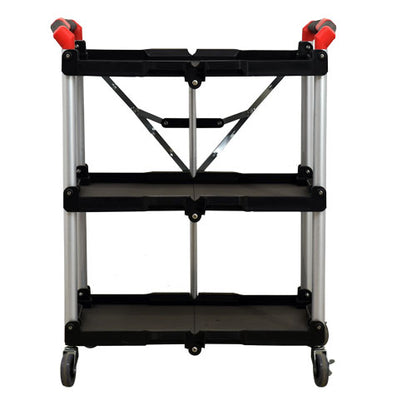 Omcan 47108 Small Black Folding Dining Cart