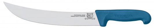 Omcan 23882 10-inch Steak Knife with Blue Super Fiber Handle