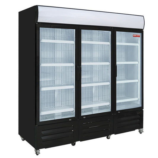 New Air NGR-182-H Triple Glass Door Refrigerator